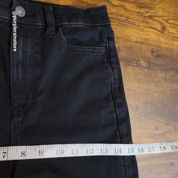 American Eagle Jeans 6 R Curvy Highest Rise Jegging Next Level Stretch Black - Picture 8 of 12